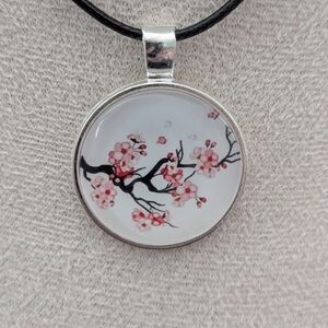 Cherry Blossom Pendant Necklace